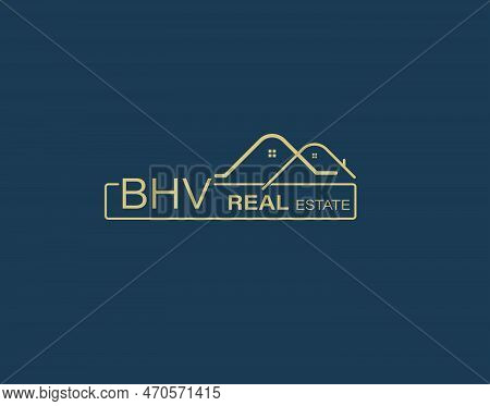 Bhv Real Estate And Consultants Logo Design Vectors Images. Luxury Real Estate Logo Design