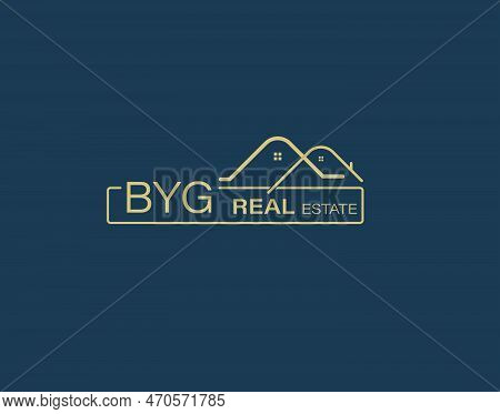Byg Real Estate And Consultants Logo Design Vectors Images. Luxury Real Estate Logo Design