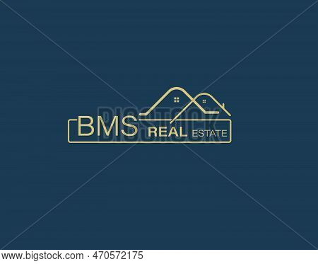 Bms Real Estate And Consultants Logo Design Vectors Images. Luxury Real Estate Logo Design