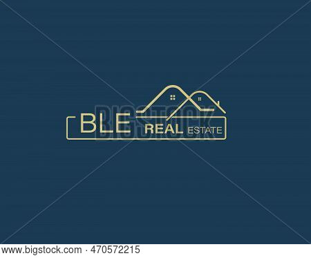 Ble Real Estate And Consultants Logo Design Vectors Images. Luxury Real Estate Logo Design