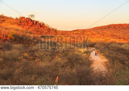 Waterberg Plateau National Park, Kalahari, Otjiwarongo, Namibia, Africa. Beautiful African Landscape