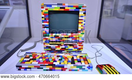 Warsaw, Poland. 10 February 2023. Inside The Apple Museum. Macintosh Classic 
