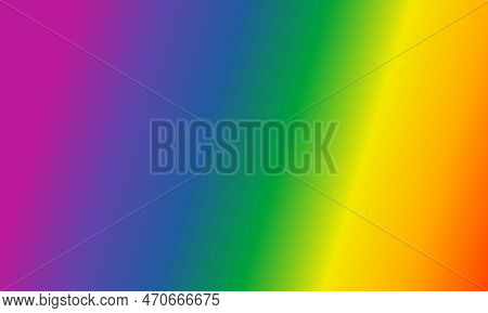 Rainbow Gradient Background For Pride Month Celebration