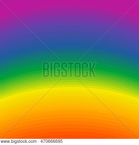 Rainbow Gradient Background For Pride Month Celebration