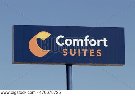 Marion - Circa February 2023: Comfort Inn Property. Comfort Inn Is Part Of The Choice Hotels Interna