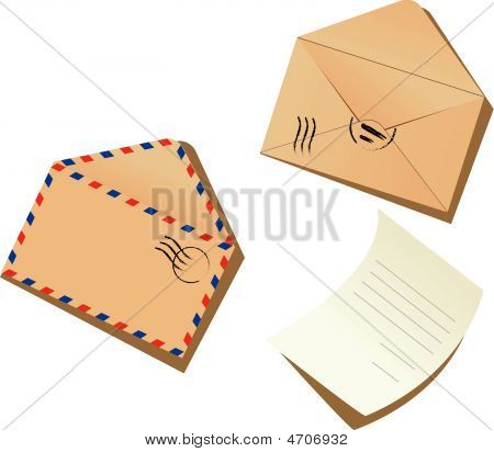 Brief und Umschläge