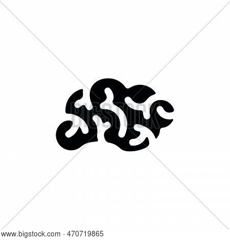 Cloud Icon. Simple Style Web Site Drag And Drop Page Background Symbol. Cloud Brand Logo Design Elem