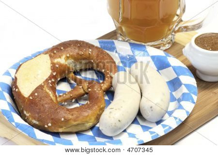 Bayerske kalvekød pølse
