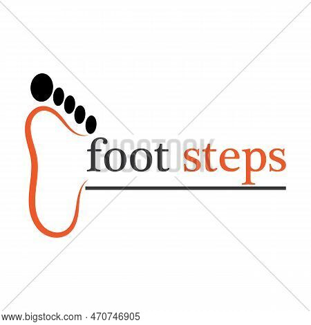 Foot Logo Template Vector Icon Illustration Design