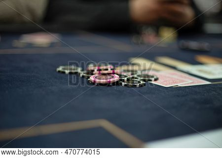 Texas Club Poker Tournament Which Was In Ukraine In Kyiv In September 2020. Texas Holdem Fans Gather