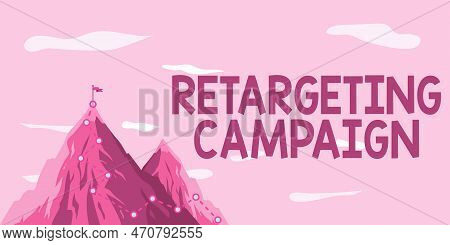 Text Caption Presenting Retargeting Campaign. Business Concept Targetconsumers Based On Their Previo