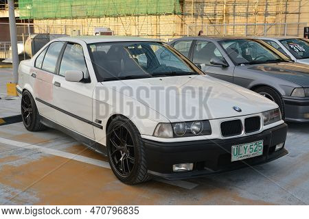 San Juan, Ph - Nov 20 - Bmw 318i At Bimmers Reunite On November 20, 2022 In San Juan, Philippines. B