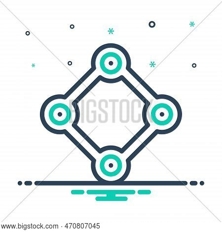 Mix Icon For Component Part Constituent Element Ingredient Section Parts Composing Fundamental