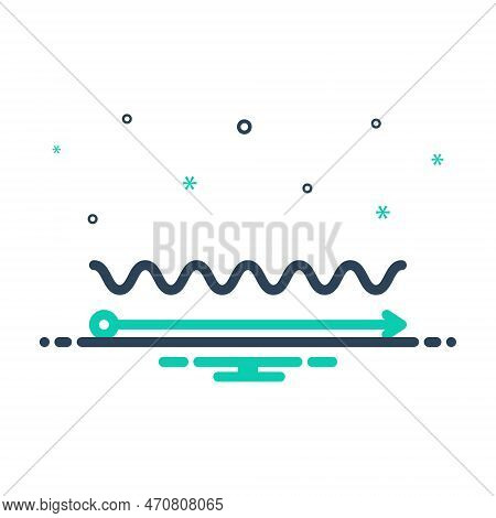 Mix Icon For Straight Directly Long Curve Zigzag Zag Wavy Beeline Perpendicular