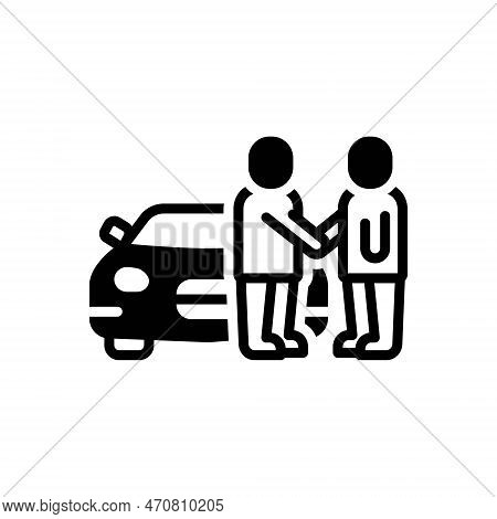 Black Solid Icon For Dealers Trader Merchant Dealer Businessman Banian Business-people Wholesaler Me