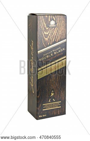 Designed Box Of Johnnie Walker Double Black.
