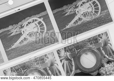 Maryville, Tennessee - February 7, 2023: Film Photography Is Popular Again, And This Image Shows A C