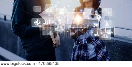 Digital Transformation Technology Strategy, Digitization And Digitalization Of Business Processes An