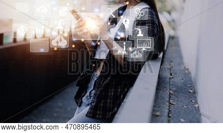 Digital Transformation Technology Strategy, Digitization And Digitalization Of Business Processes An