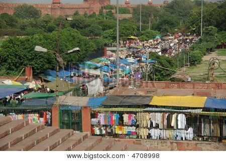 Markt in Delhi, Indien