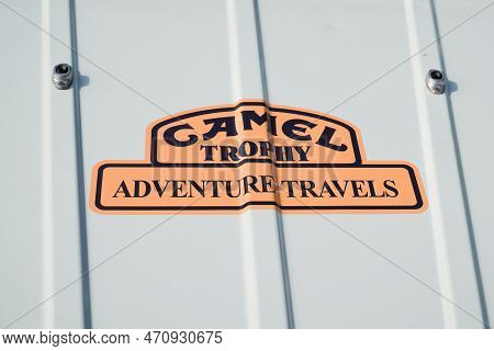 Bordeaux , Aquitaine  France - 06 02 2023 : Camel Trophy Adventure Travels Logo Text And Brand Sign 