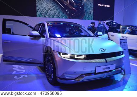 Pasay, Ph - Sept 17 - Hyundai Ioniq 5 At Philippine International Motor Show On September 17, 2022 I