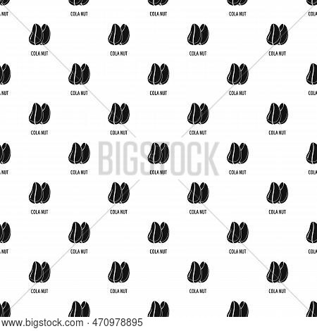 Cola Nut Pattern Seamless Repeat Geometric For Any Web Design