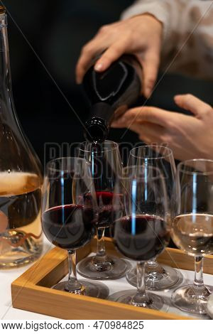 Tasting Of Rioja Wines, Visit Of Winery Cellars With French Or American Oak Barrels With Agening Red
