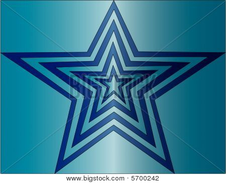 蓝色的星星