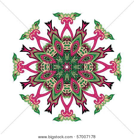 Paisley flower