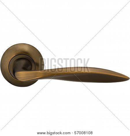 Classic door handle side view