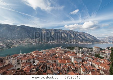 Bay of Kotor, Montenegro. Boka kotorska.
