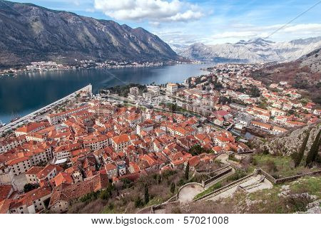 Bay of Kotor, Montenegro. Boka kotorska.