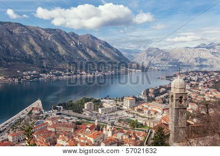 Bay of Kotor, Montenegro. Boka kotorska.
