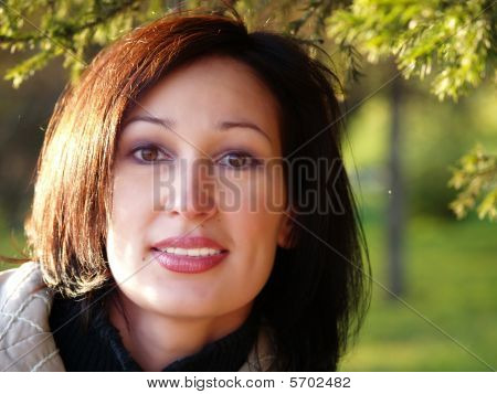 Ojos expresivos de la mujer
