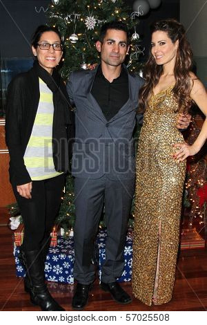 Julie Kasem, Mike Kasem, Kerri Kasem at the James Barbour Holiday Concert, Renaissance Hotel, Hollywood, CA 12-16-11