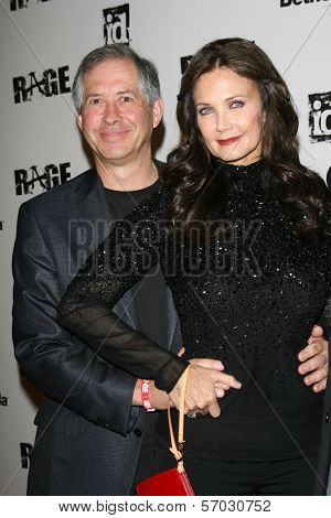 Lynda Carter and husband Robert A. Altman at the 