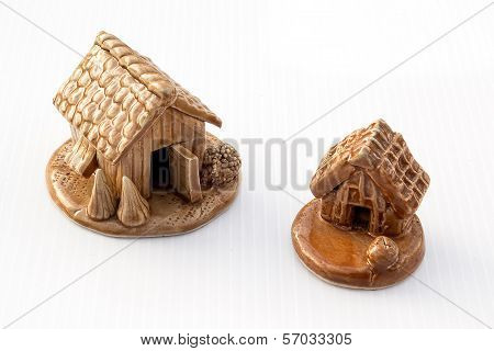 Ceramic Cabin Model