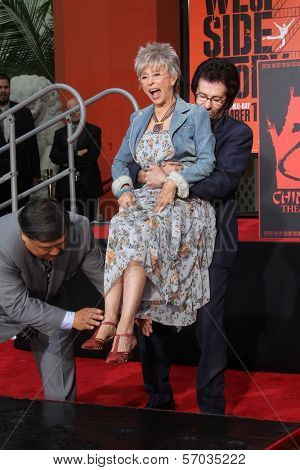 George Chakiris with Rita Moreno at the 