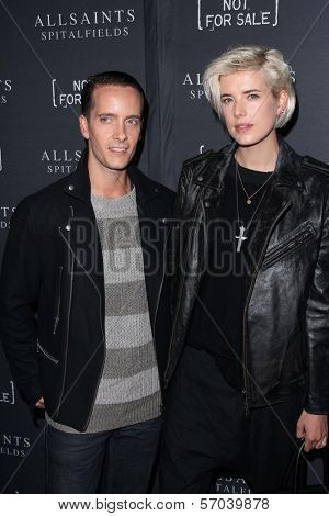 Chris Bletzer, Agyness Deyn at the AllSaints Spitalfields and Not For Sale Collection Launch, The Music Box, Hollywood, CA 10-24-11