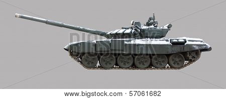 Soviet Tank Covered With Snow