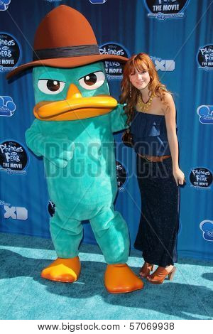 Bella Thorne at the Disney's Phineas and Ferb 2nd Dimension Movie Premiere, El Capitan Theater, Hollywood, CA. 08-03-11