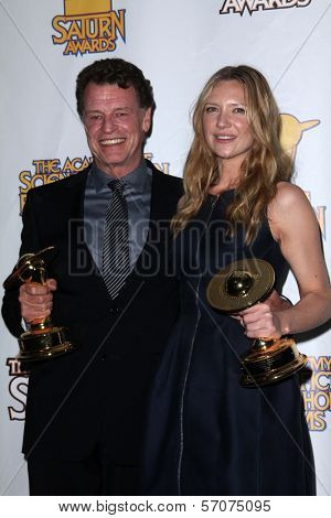 John Noble, Anna Torv at the 37th Annual Saturn Awards Press Room, Castaway, Burbank, CA. 06-23-11