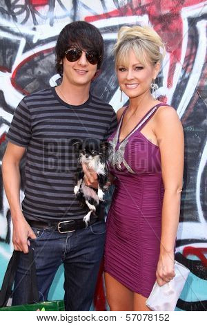 Chad Rogers and Katie Lohmann at Bridgetta's Cause Just 4 Paws Celebrity Charity Event, Sportie LA, Los Angeles, CA. 08-06-11