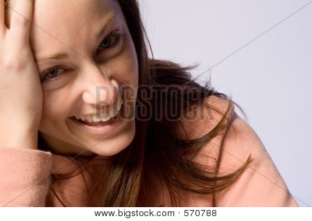 Femme souriante