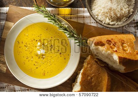 Italian Bread With Olive Oil For Dipping