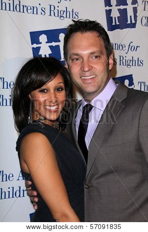 Tamera Mowry and Adam Housley at the 18th Annual Alliance for Children's Rights Dinner Gala, Beverly Hilton Hotel, Beverly Hills, CA. 03-10-11