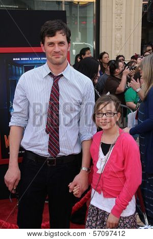 Tom Everett Scott and daughter Arly at the 