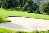 Bunker auf dem Golfplatz