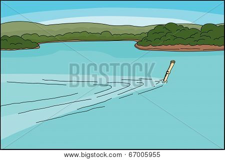 Bamboo Snorkel Diver